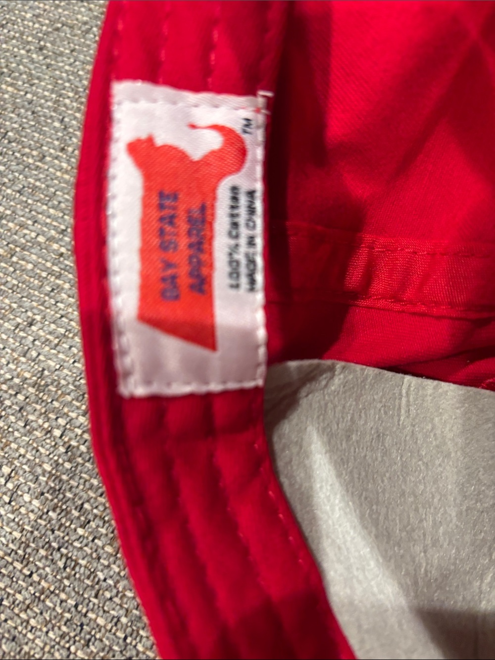 Boston Red Embroidered Baseball Cap - Picture 5 of 10